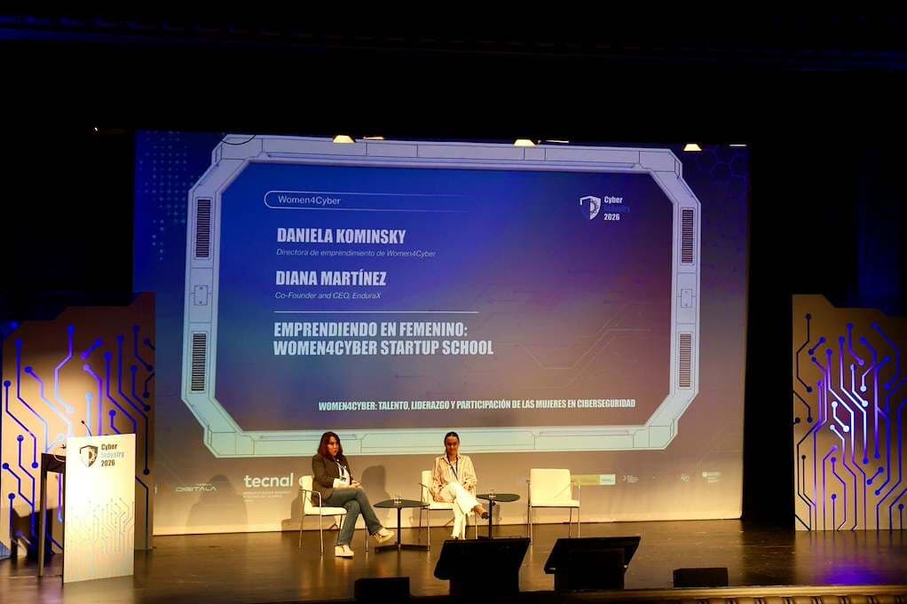 Diana Martínez, CEO de Endura X AI, en la sesión de Women4Cyber del CyberIndustry Congress 2026, Bilbao.